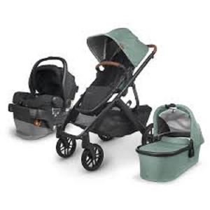 IN UPPA Babys Vista V2 Poussette Convertible Système simple à double avec berceau Siège pour tout-petits Bug Rain Shield - Product Image 1