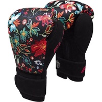 RECIENTE RCB 223 Premium Custom 14oz 16oz Metálico Cuero de vaca Dedo completo Sparring Guantes Cordones Muñeca Color Bordado Boxeo