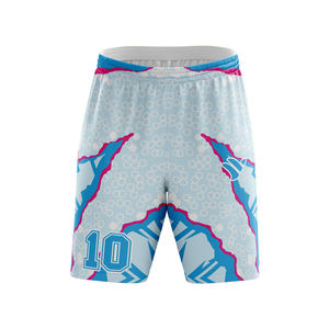 Conjunto de Uniformes de Fútbol Personalizados para Hombre de Diseñador, Jersey de Poliéster Liso Transpirable con Pantalones Cortos, Talla Grande para Hombre - Product Image 4