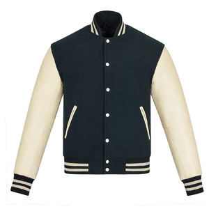 Conception OEM séchage rapide respirant haute qualité 100% laine personnalisé en gros veste universitaire décontractée à vendre - Product Image 1