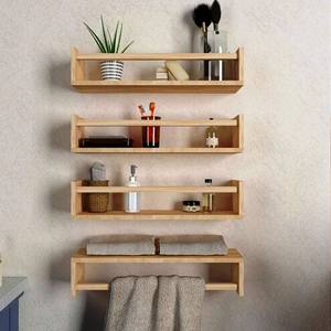 Étagères murales en métal personnalisées pour le rangement des épices avec quatre niveaux, ensemble d'étagères murales durables et écologiques - Product Image 5