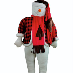 Promotion de Noël Nouveau design 5'5 pieds de haut Bonhomme de neige aux couleurs vives Peluche pour les promotions - Product Image 1