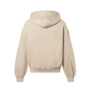 Sweat-shirt à capuche unisexe grande taille, brodé, à épaules tombantes, surdimensionné, en molleton français, à fermeture éclair, 100% coton, haute qualité - Product Image 6