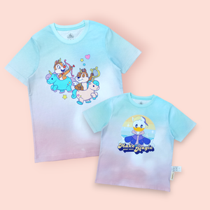 Disneyfama เสื้อยืดพิมพ์ลายดิจิตอลสำหรับผู้หญิงโอเวอร์ไซส์ลายกราฟฟิกสำหรับครอบครัวที่เข้ากันกับแม่และเด็ก - Product Image 1