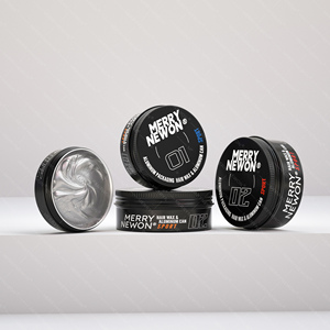 100Ml 150Ml 200Ml 250Ml Phổ Biến Nhất Nhôm Tóc Sáp Jar Bao Bì 100Ml Đen Nhôm Hộp Cho Pomade Đất Sét - Product Image 4