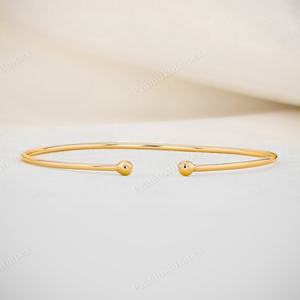 IGI Certified Cut Lab Grown 0.16 CTW Brilliant Cut VS Clarity 10K White <b>Gold</b> Open Cuff Adjustable <b>Bangle</b> Bracelet Women 2025 - Product Image 5