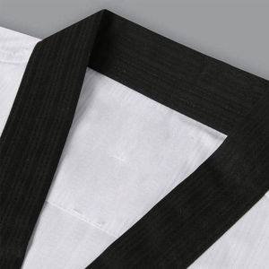 ชุดเครื่องแบบเทควันโดผ้าฝ้ายแท้ออกแบบโลโก้ได้ตามต้องการ - Product Image 4