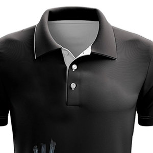2025, estampado personalizado de alta calidad para hombre, camiseta Polo, patrón sólido, tela de punto, uniforme de trabajo informal - Product Image 6