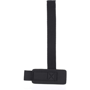 Correas de Muñeca Resistentes para Levantamiento de Pesas con Ganchos para Dominadas, Neopreno y Goma, Negras, Gimnasio y Entrenamiento de Fuerza - Product Image 5