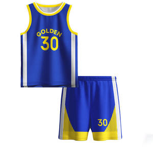 Ensemble de maillot et short de basket-ball de qualité supérieure, respirant et léger, pour la compétition - Product Image 1