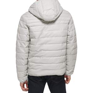 Chaqueta acolchada ligera para hombre, con logotipo personalizado, talla grande, abrigos de burbujas brillantes de plumas de gran tamaño a la moda, lona de invierno - Product Image 6