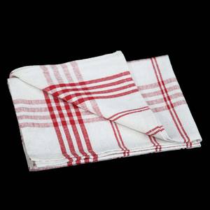 ผ้าเช็ดครัวลายตารางหมากรุก ผ้าฝ้าย ขนาดและโลโก้สั่งทำได้ สำหรับใช้ในครัว ผลิตในอินเดีย - Product Image 1