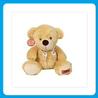 Jouet en peluche singe mignon et doux du fabricant direct, jaune et marron, animal en peluche de qualité supérieure, cadeau pour enfants, 35 cm, coton PP écologique, faible teneur en BPA