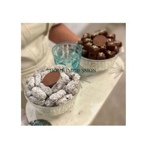 Elegant Design Chocolate Serving Bowl Metal Made Serving Bowl For <b>Table</b> Ware Home <b>Decoration</b> Serving Dish Dinnerware <b>Accessories</b> - Product Image 4