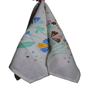 Serviette de cuisine en tissu de sac à farine 100% coton biologique, couleur unie, séchage rapide, hypoallergénique, impression numérique personnalisée, écologique - Product Image 4