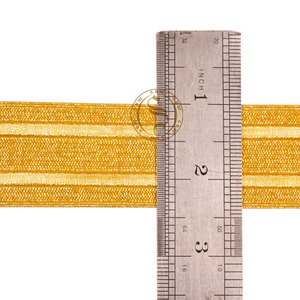 Customizable Gold Mylar Midshipman Lace for Insignia Uniforms| Wholesale Embroidered Braids and Laces for Uniforms - Product Image 1