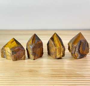 Meilleure qualité oeil de tigre cristal Quartz Points naturel poli guérison amour tour pour l'énergie Feng Shui décor à la maison - Product Image 4