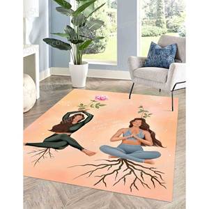 Alfombra Impresa: Alfombra para Yoga, Alfombra para Pilates, Alfombra Personalizada, Alfombra Moderna, Alfombra Suave No Tejida - Product Image 3