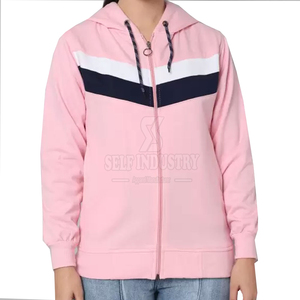 Sudaderas con capucha elásticas con cremallera transpirable de alta calidad para mujer, ropa de calle, estilo informal, Logo frontal, cuello con capucha, gran oferta para invierno - Product Image 1