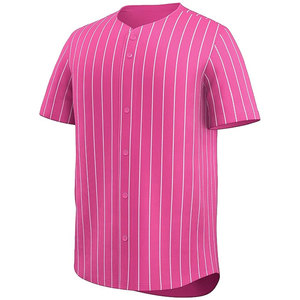 เสื้อเจอร์ซีย์แขนสั้นแบบคลาสสิกเสื้อกีฬาแบบมีกระดุมด้านหน้าผ้าตาข่ายซับเหงื่อสำหรับวัยรุ่นออกแบบโลโก้ได้ตามต้องการ - Product Image 2
