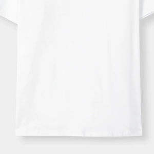 Personalizable 100% algodón camisetas 220 gramos transpirable gris Jersey patrón sólido estilo casual serigrafía directa - Product Image 3