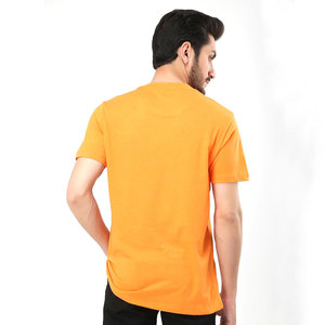 Camiseta de Hombre de Corte Regular con Cuello Redondo, 100% Algodón, Logotipo Personalizado, Alta Calidad, 220g, Secado Rápido, Transpirable, Manga Corta, OEM - Product Image 2