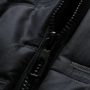 Logo personnalisé hiver nouvelle mode gilet hommes vestes col montant chaud bouffant sans manches veste vêtements de plein air - Product Image 5