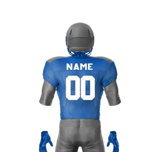 Uniformes de football américain personnalisés de haute qualité, manches courtes respirantes de grande taille pour la saison estivale - Product Image 5