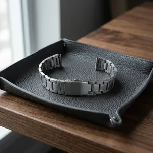 Bracelet de montre intelligent unisexe de luxe GD-PD2 en acier inoxydable avec boucle en acier inoxydable, bracelet de montre souple et réglable, pièces de montre - Product Image 5