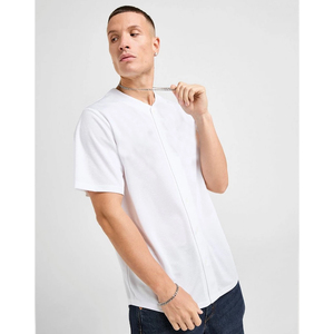 2025 Top qualité avec prix raisonnable doux au toucher tissu léger confortable bouton Style O cou Style Baseball Jersey - Product Image 3