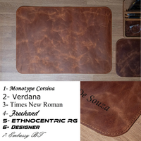 Tapis de bureau en cuir véritable personnalisé, taille personnalisée, grand tapis de bureau, vert, tapis de souris de bureau, protecteur, fait à la main, durable