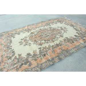 Tapis de 6,46 x 10,6 pieds, grand tapis turc, tapis à carreaux gris - Product Image 3