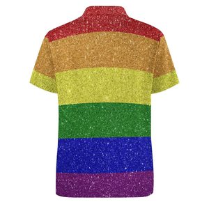 Polo d'été tendance pour hommes commerce extérieur couleur unie grande taille manches courtes brodé rabattu anti-boulochage - Product Image 3