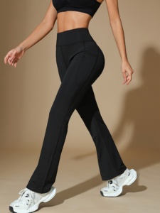Leggings de Yoga de Cintura Alta para Mujer, al por Mayor, Sin Costuras, Elásticos, Pantalones de Fitness, Control de Abdomen, Ropa Deportiva para Gimnasio - Product Image 5