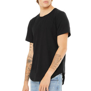 Bella + Canvas T-shirt à manches courtes pour homme à manches courtes T-shirt à ourlet rond taille en trois mélanges - Product Image 5