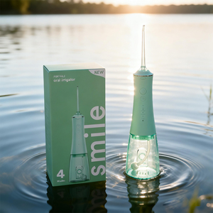 Hcusmile Water Flosser dengan Inspeksi Kualitas 100% Daya Tahan Baterai 60 Hari Irigator Oral Gigi Profesional untuk Ekspor Global - Product Image 1