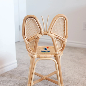 Chaises de bébé en rotin naturel de style moderne de qualité supérieure meubles en rotin décoration intérieure durable fabriquée au Vietnam - Product Image 2