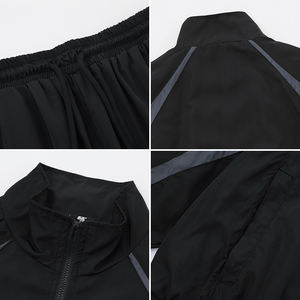Conjunto Cortavientos Más Vendido, Conjunto Deportivo Cortavientos de Nailon de Alta Calidad con Franja Reflectante, Chándal Personalizado para Hombre 2026 - Product Image 2