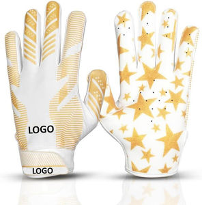 Vente en gros de gants de réception de football américain originaux pour hommes et vêtements décontractés meilleure prise en main équipement de sport gants à logo personnalisé - Product Image 6