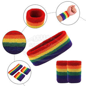 Bandeau de sport confortable, fin, tissé, 100 % coton, protection professionnelle, personnalisable, durable, pour hommes et femmes - Product Image 2