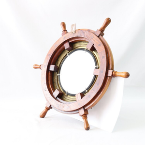 High QualityShips Wheel Porthole <b>Mirror</b> Hot Selling Antique Brass Nautical Porthole Nautical Maritime <b>Wall</b> Decor - <b>Window</b> - Product Image 2