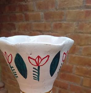 Handmade Natural Clay Traditional Indian Kulhad <b>Tea</b> <b>Cup</b> & Saucer <b>Set</b> by CROWN FOODS INDIA-Customizable Color/Size for Parties - Product Image 3