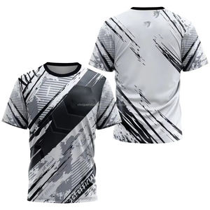 Camiseta de Protección Solar Corta de Judo Unisex con Estampado por Transferencia de Calor, Anti-UV, Logotipo Personalizado, 100% Poliéster y Nailon, Venta al por Mayor OEM - Product Image 3