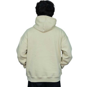 Sweat à capuche en molleton de coton noir sur mesure pour hommes, grande taille pour vêtements d'hiver avec motif, sweat à capuche de haute qualité - Product Image 5