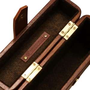 Mini sac à main fourre-tout à bandoulière pour femmes de qualité supérieure fronde en bois écologique avec décoration d'écharpe Durable respectueux de l'environnement - Product Image 4