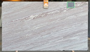 Losa grande moderna pulida de granito blanco trueno, una piedra impresionante con características únicas - Product Image 6
