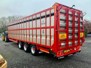 32ft Cattle <b>Box</b> <b>Trailer</b> with Heavy Duty Tri-Axle for Livestock transport with Loading Ramp and Aluminium Body - Product Image 6