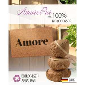 Alfombra Reversible de Coco Amore, Diseño Moderno y Liso, PVC, Fibra de Coco y Fibra Natural para Uso en Exteriores y Oficinas - Product Image 3