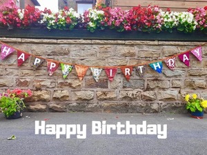 Bandera de tela, banderines hechos a mano de Sari reciclado para cumpleaños, bodas y decoración de fiesta de jardín, regalo, ventana de puerta al aire libre - Product Image 5