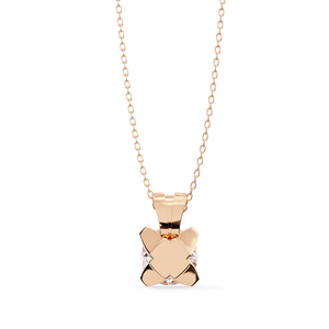 Pendentif en diamant cultivé en laboratoire en or 18 carats pour femmes - Product Image 3